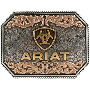 ARIAT Raised Logo Antique Leaf – Acc Buckle