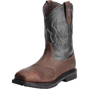 ARIAT RigTek Wide Square Toe H2O Composite Toe Mens Boot(Oiled Brown)