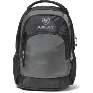 ARIAT Unisex Adult Classic Logo Backpack, Black(Black)