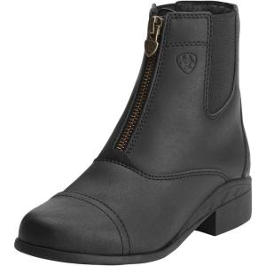 ARIAT Unisex-Child Scout Zip Paddock Boot Western(Black)