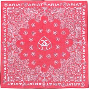 ARIAT Western Cotton Bandana(Red)