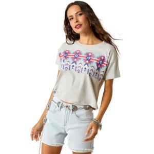 ARIAT Women’s Birdie T-Shirt, Heather Grey, Medium