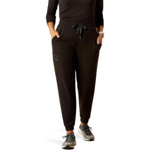 ARIAT Womens Blackwell Cargo Stretch Jogger Scrub Pant(Black)