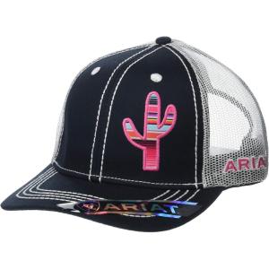 ARIAT Women’s Cactus Logo Snapback Cap(Blue)