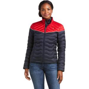 ARIAT Womens Ideal 3.0 Down Jacket(Team Colorblock)