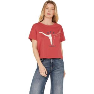 ARIAT Women’s Lone Star T-Shirt, Garnet Rose, Large