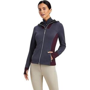 ARIAT Women’s Lumina Full Zip Hoodie(Ebony)