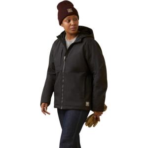 ARIAT Womens Rebar Duracanvas Insulated Jacket(Black)