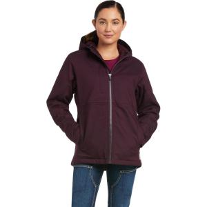 ARIAT Womens Rebar Duracanvas Insulated Jacket(Plum Perfect)