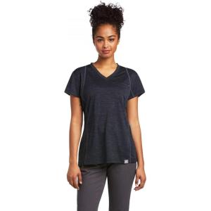 ARIAT Women’s Rebar Evolution T-Shirt(Navy Eclipse)