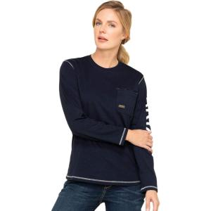 ARIAT Womens Rebar Workman Logo T-Shirt(Navy Blue)