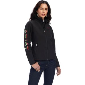 ARIAT Womens Rosas Team Softshell Jacket(Black)