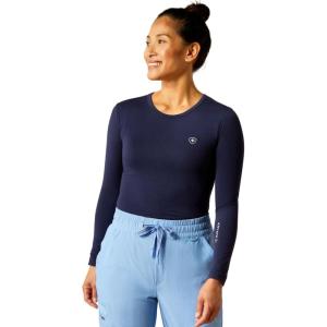 ARIAT Womens Soft Touch Underscrub Baselayer(Navy)