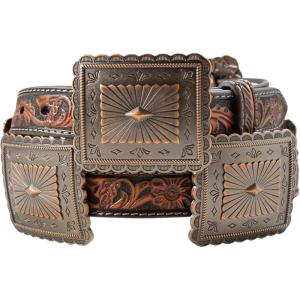 ARIAT Women’s Turquoise Concho Western Belt(Brown)