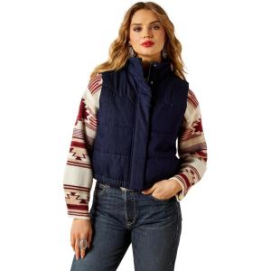 ARIAT Women’s Western Swirls Vest Blue M