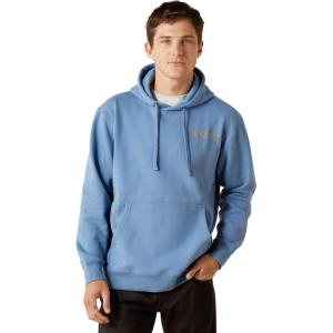 ARIAT mens Ariat Sun Valley Circle Hoodie(Coronet Blue)