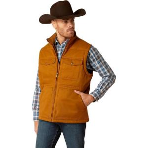 ARIAT mens Grizzly 2.0 Canvas Conceal and Carry Jacket(Chestnut)