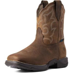 Anthem Shortie II Waterproof Western Boot(Distressed Brown)