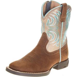 Ariat Kids’ Child Storm Western Boot(Rich Clay/Metallic Bronze)