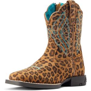 Ariat Kids’ Primetime Easy Fit Western Boot(Faded Leopard)