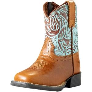 Ariat Lil’ Stompers Briar Boots for Toddlers (Sizes 4-7) – A441002402(Brown (Round Up))