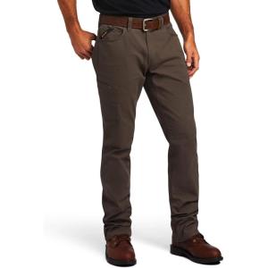 Ariat Male Rebar M4 Low Rise DuraStretch Made Tough Stackable Straight Leg Pant Deep Forest 32W x 38L