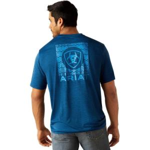 Ariat Men’s Charger Ariat SW Shield T-Shirt(Poseidon)