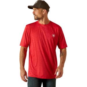 Ariat Men’s Charger Crestline T-Shirt(Chili Pepper)