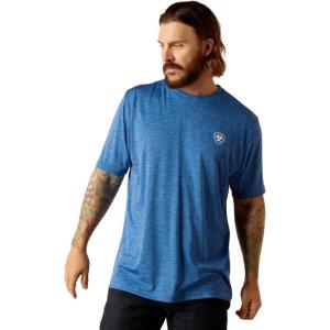 Ariat Men’s Charger Spirited T-Shirt(Monaco Blue)