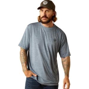 Ariat Men’s Charger Spirited T-Shirt(Newsboy Blue)