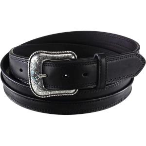 Ariat Men’s Distressed Leather Western Belt(Black)