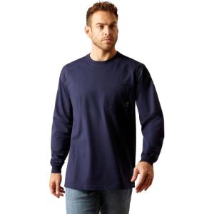 Ariat Mens Fr Pima T-Shirt(Navy)