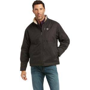 Ariat Mens Grizzly Canvas Jacket(Espresso)