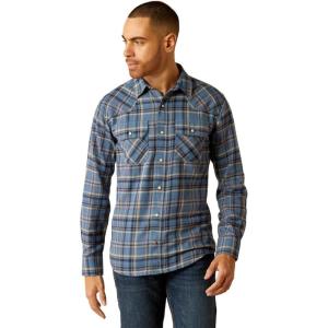 Ariat Mens Holin Retro Fit Shirt(Copen Blue)