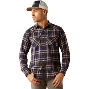 Ariat Mens Holin Retro Fit Shirt(Dark Denim)