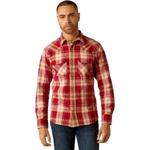 Ariat Mens Holin Retro Fit Shirt(Rosewood)