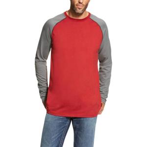 Ariat Men’s M4 Low Rise Stretch Legacy Boot Cut Jean(Red/Dk Grey)