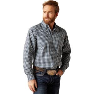 Ariat Mens Pro Series Gannon Fitted Shirt(Sky Blue)