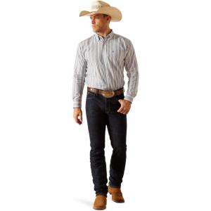 Ariat Men’s Pro Series Gradon Classic Fit Shirt(Navy)