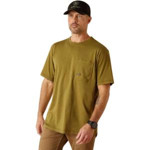 Ariat Men’s Rebar Short Sleeve Crew(Lichen Heather)