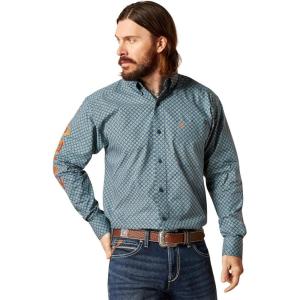 Ariat Men’s Team Walton Classic Fit Shirt(Moonlit Ocean)