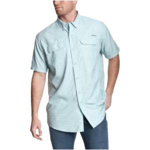 Ariat Mens Ventek Blue Outbound Shirt(Aqua)