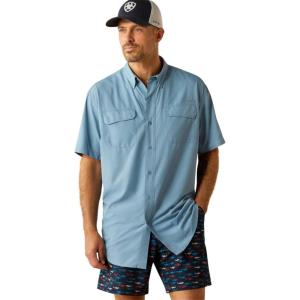Ariat Mens Ventek Blue Outbound Shirt(Blue Shadow)