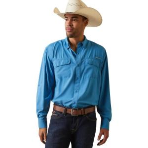 Ariat Mens Ventek Blue Outbound Shirt(Cendre Blue)
