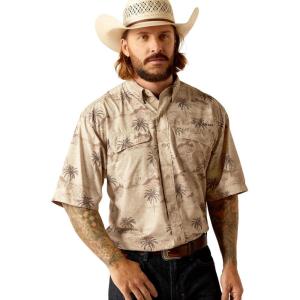 Ariat Mens Ventek Blue Outbound Shirt(Desert Mocha)