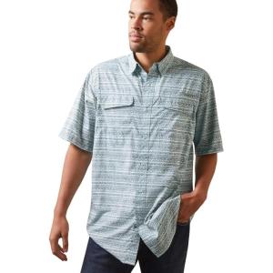 Ariat Mens Ventek Blue Outbound Shirt(Fair Aqua)