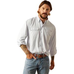 Ariat Mens Ventek Blue Outbound Shirt(Halogen Blue)