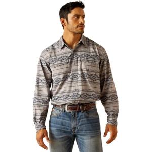 Ariat Mens Ventek Blue Outbound Shirt(Moon Mist)