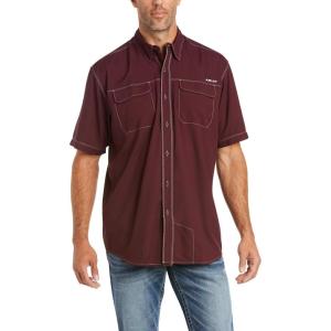 Ariat Men’s Venttek Outbound Classic Fit Shirt(Berry Bark)