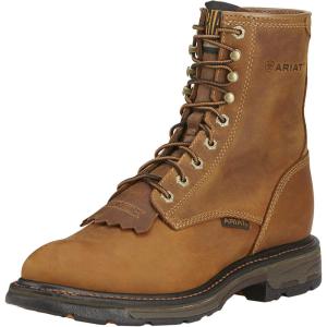 Ariat Men’s Workhog 8 Inch H2O Composite Toe Boot(Aged Bark)